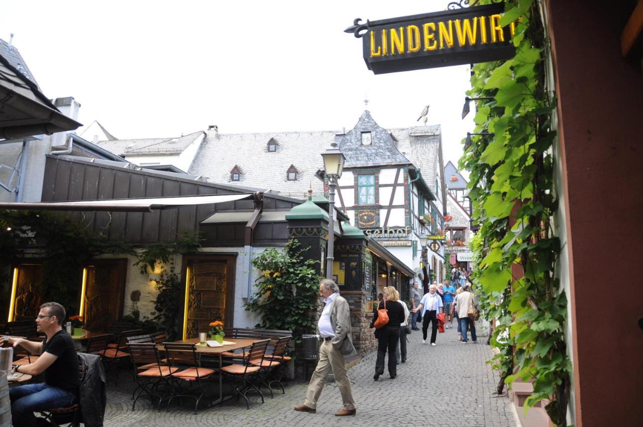 Hotel Krone Ruedesheim Rüdesheim am Rhein Dış mekan fotoğraf