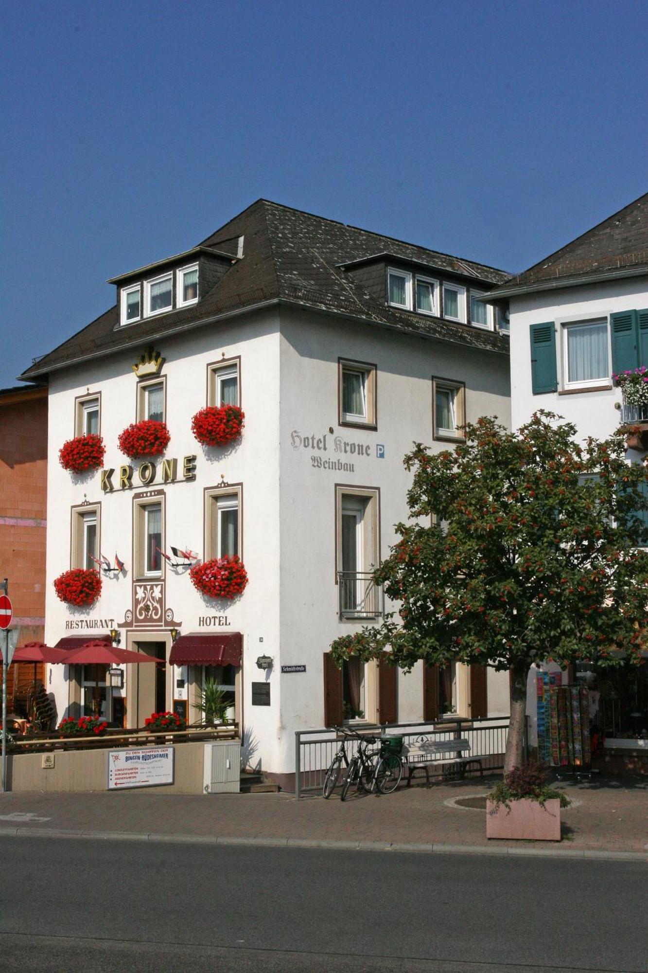 Hotel Krone Ruedesheim Rüdesheim am Rhein Dış mekan fotoğraf